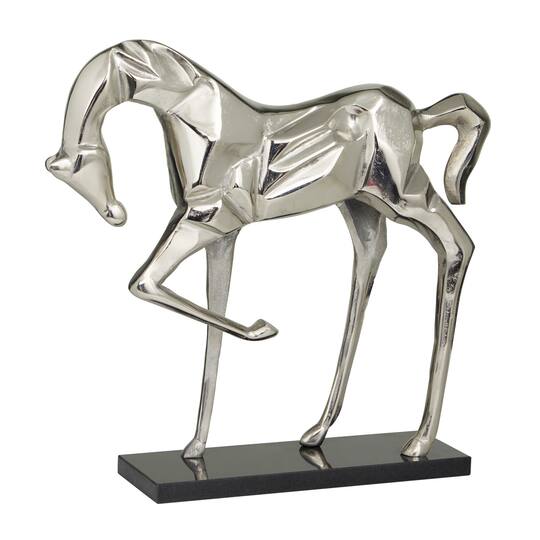 19" Aluminum Horse Sculpture
